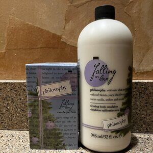 Philosophy Set of Falling in Love Eau de Parfum and Jumbo Body Emulsion!! NEW